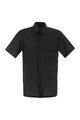 Pt Torino Short-Sleeved Linen Shirt In Natural Fabric