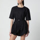 The Latest Shortsleeve Black Cotton Top