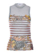 Jean Paul Gaultier Light Blue Mesh Tank Top