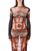 Jean Paul Gaultier Multicolour Polyamide Top