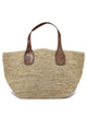 Ibeliev Beige Raffia Handbag