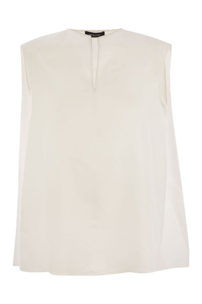 Fabiana Filippi Linen Sleeveless Top
