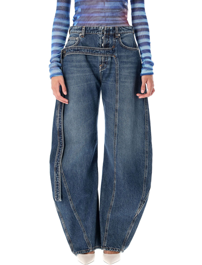 Jean Paul Gaultier Blue Cotton Jeans