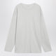 Lemaire Chalk-Colored Cotton And Silk Interlock T-Shirt
