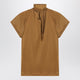 Lemaire Cinnamonbrown Tshirt With Scarf Detail