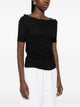 Lemaire Top Twisted Black Details Sleeves