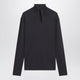 Lemaire Dark Grey Long-Sleeved Sweater With Scarf Detail