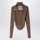 Lemaire Cocoa Ballerina Jersey Top With Scarf
