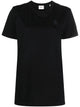Isabel Marant Etoile Aby Cotton T-Shirt With Embroidered Logo