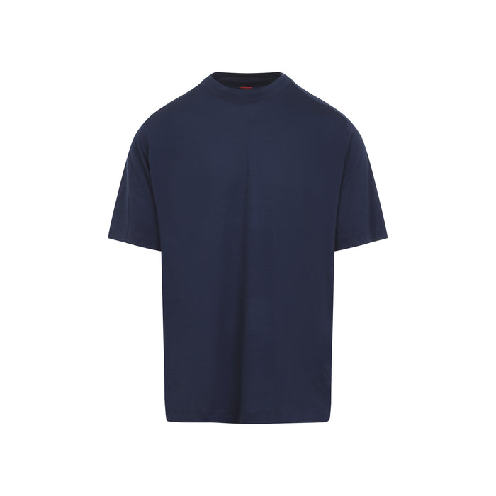 Sease Blue Runner Cotton T-Shirt