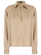 Tom Ford Peach-Feel Silk Satin Polo