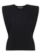 The Frankie Shop Black Cotton T-Shirt