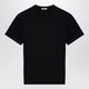 Tekla Black Cotton Crew-Neck T-Shirt