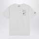 Mc2 Saint Barth White T-Shirt With Snoopy Tennis Print
