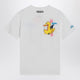 Mc2 Saint Barth White T-Shirt With Crypto Duck Print