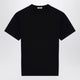 Tekla Black Cotton Crewneck Tshirt