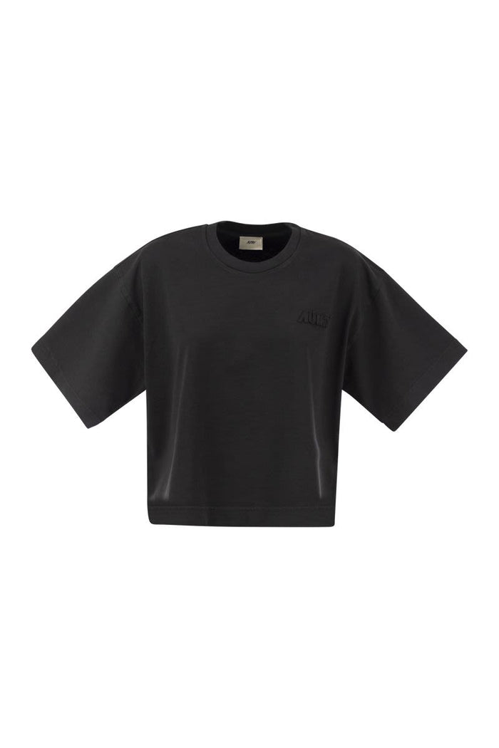 Autry Boxy T-Shirt With Logo