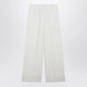 The Frankie Shop Brickell White Woolblend Trousers