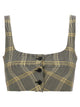 Marni Top Cropped Check