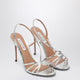 Aquazzura Talk To Me Sandal 105 Silver