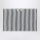 Tekla White Striped Guest Towel 30X50