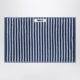 Tekla Striped Blue Guest Towel 30X50 Cm