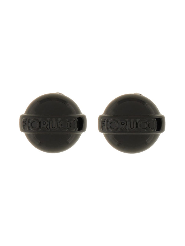 Fiorucci Glossy Black Mini Lollipop Earring