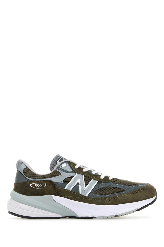 New Balance Multicolor Mesh And Suede 990V6 Sneakers