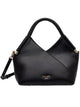 Twin-Set Black Polyurethane Tote Bag