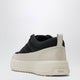 Moncler Altive Suede And Nubuck Sneakers In Black