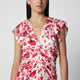Isabel Marant Lyndsay Dress In Printed Silk Dévoré Georgette