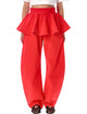 Alaia Peplum Belt Tinted Denim