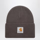 Carhartt Wip  Grey Acrylic Watch Beanie