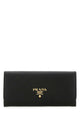 Prada Large Black Saffiano Leather Wallet