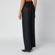 Isabel Marant Black Pinstripe Wool-Blend Trousers