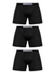 Diesel Black Cotton Max-3Pack Boxer