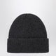 Roberto Collina Cashmere Beanie In Anthracite Grey