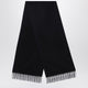 Destin  Black Wool Scarf