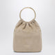 Prada Mini Bucket Bag In Desert Suede