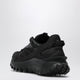 Moncler Trailgrip Gtx Sneakers In Leather And Nylon Black