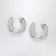 Eliou Devon Hoop Silver Earrings