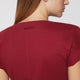 Isabel Marant Nadra Wrap Dress In Dark Burgundy Jersey