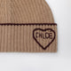Chloé Encoeur Wool And Cashmere Beanie In Bleached Brown