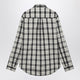 Balenciaga Regular-Fit Checked Cotton Flannel Shirt In White/Black