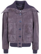The Attico Suede Bomber Jacket