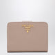 Prada Small Powderpink Saffiano Wallet