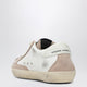 Golden Goose Super-Star Sneakers In White/Pink/Silver