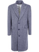 Golden Goose "Golden M`S" Single Breasted Coat Chevron Wool