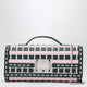 Roger Vivier Belle Vivier Ice/Pink/Navy Blue Clutch Bag