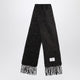 Acne Studios  Black Wool Scarf With Logo